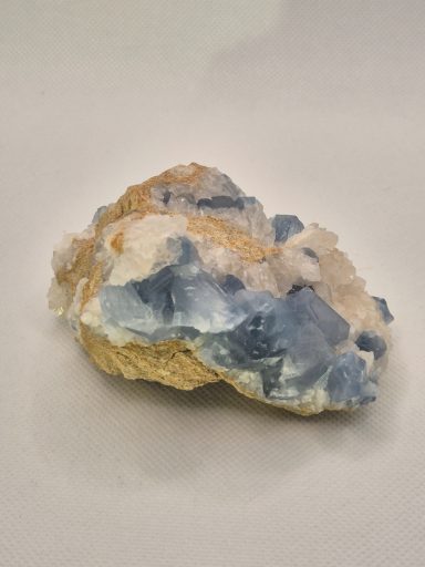 Celestine with Calcite| Grade A- Natural Crystal Specimen Celestine with Calcite| Grade A- Natural Crystal Specimen
